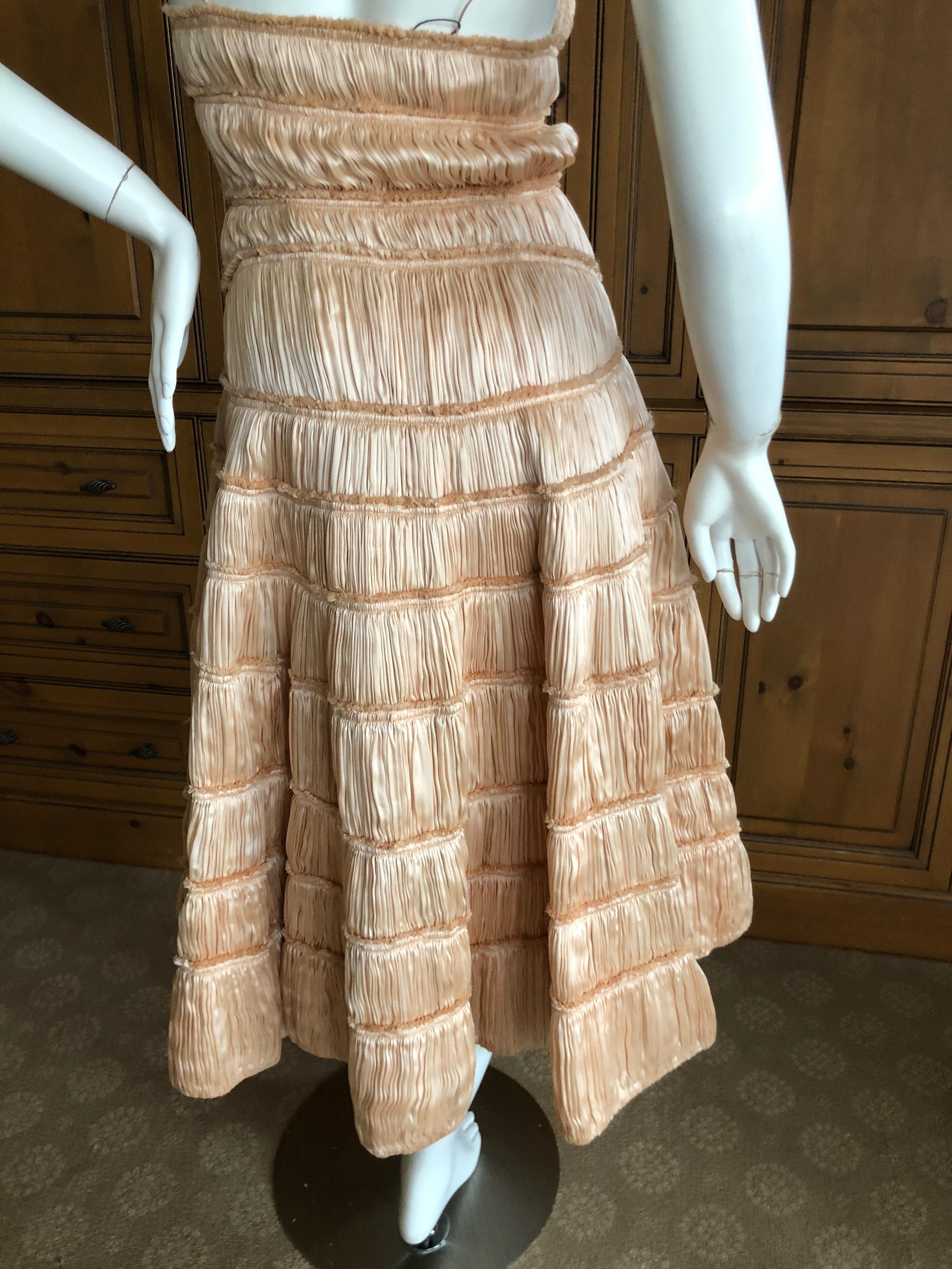 Isabel Toldedo Plisse Pleated Silk Cocktail Dress for Barney's NY NWT $3750 6