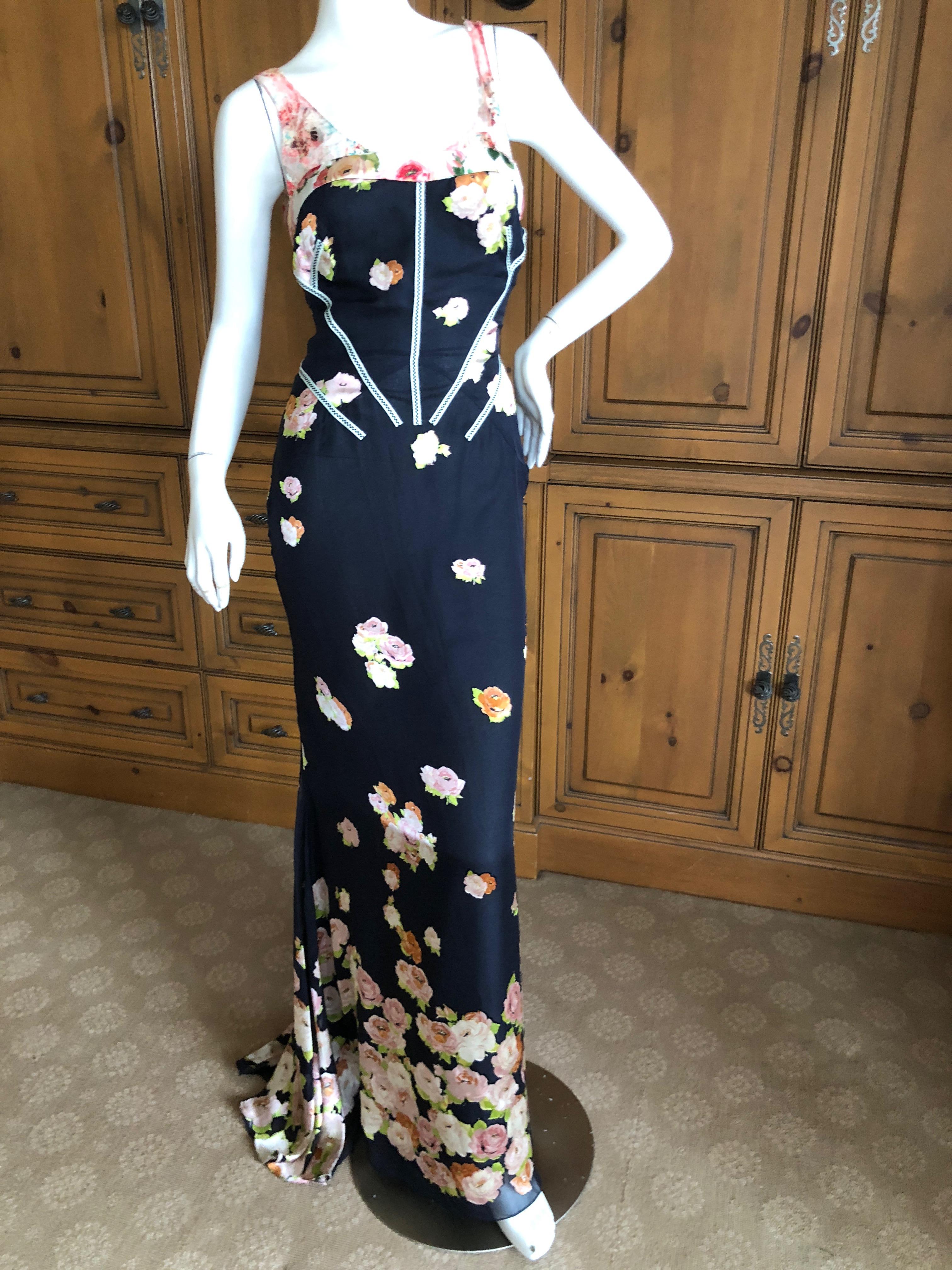 Christian Lacroix Vintage Evening Dress for Neiman Marcus NWT $3700 Size 38 In New Condition For Sale In Cloverdale, CA