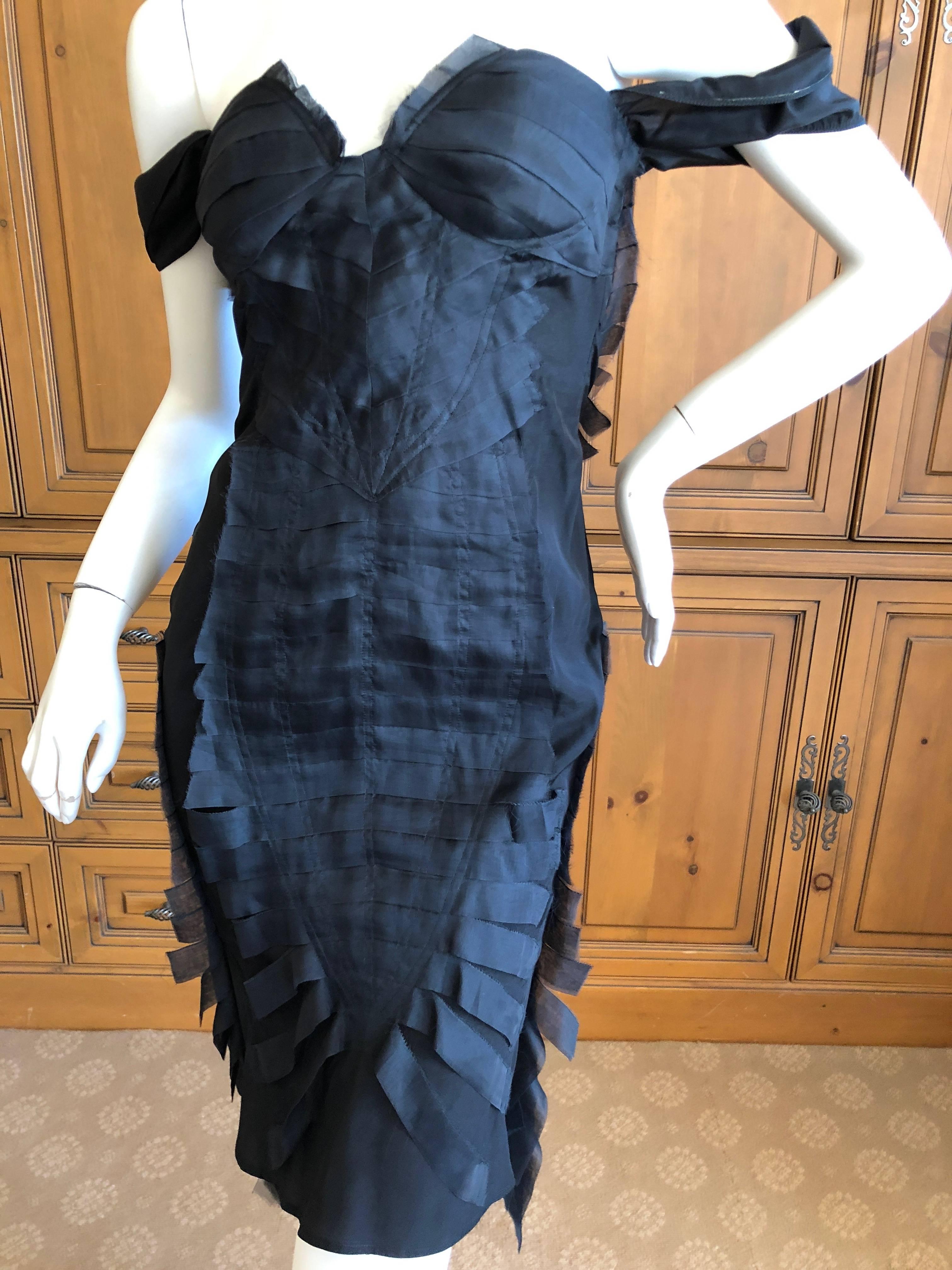 Women's Gucci by Tom Ford Little Black Dress, 2004  For Sale