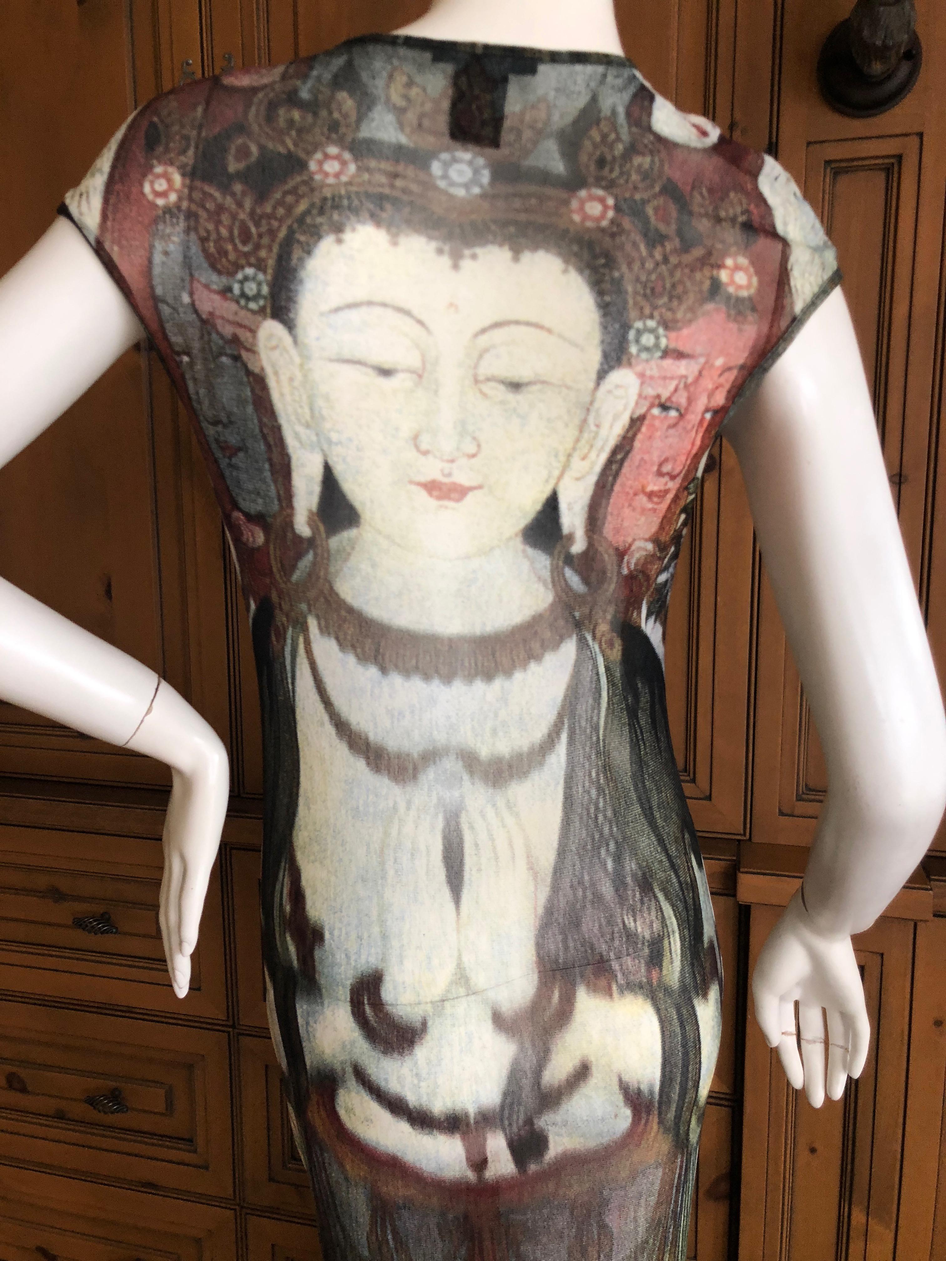 Vivienne Tam Vintage Mesh Buddha Dress  2