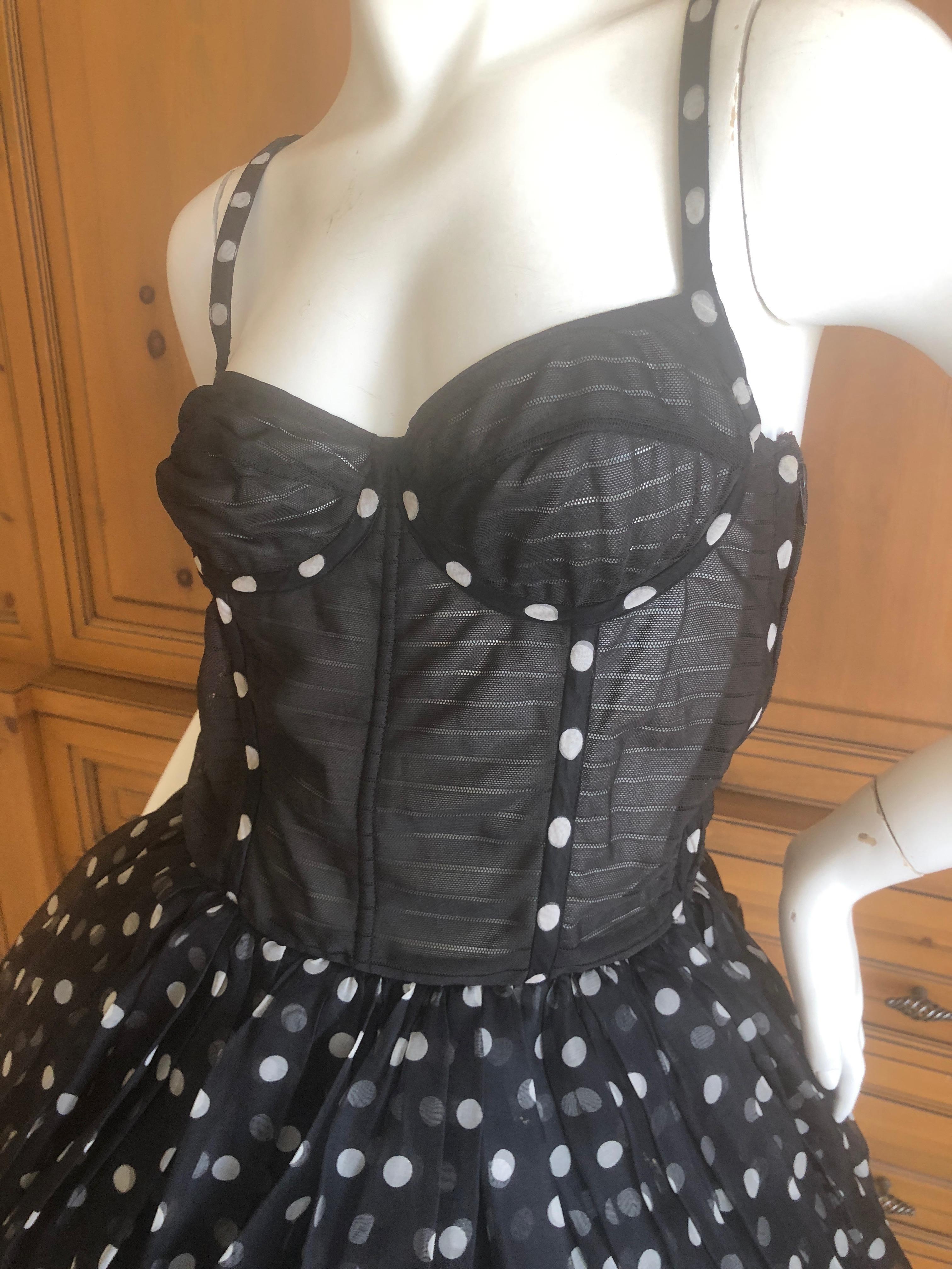 Christian Dior Gianfranco Ferre Numbered Demi Couture Corset Ballerina Dress For Sale 1
