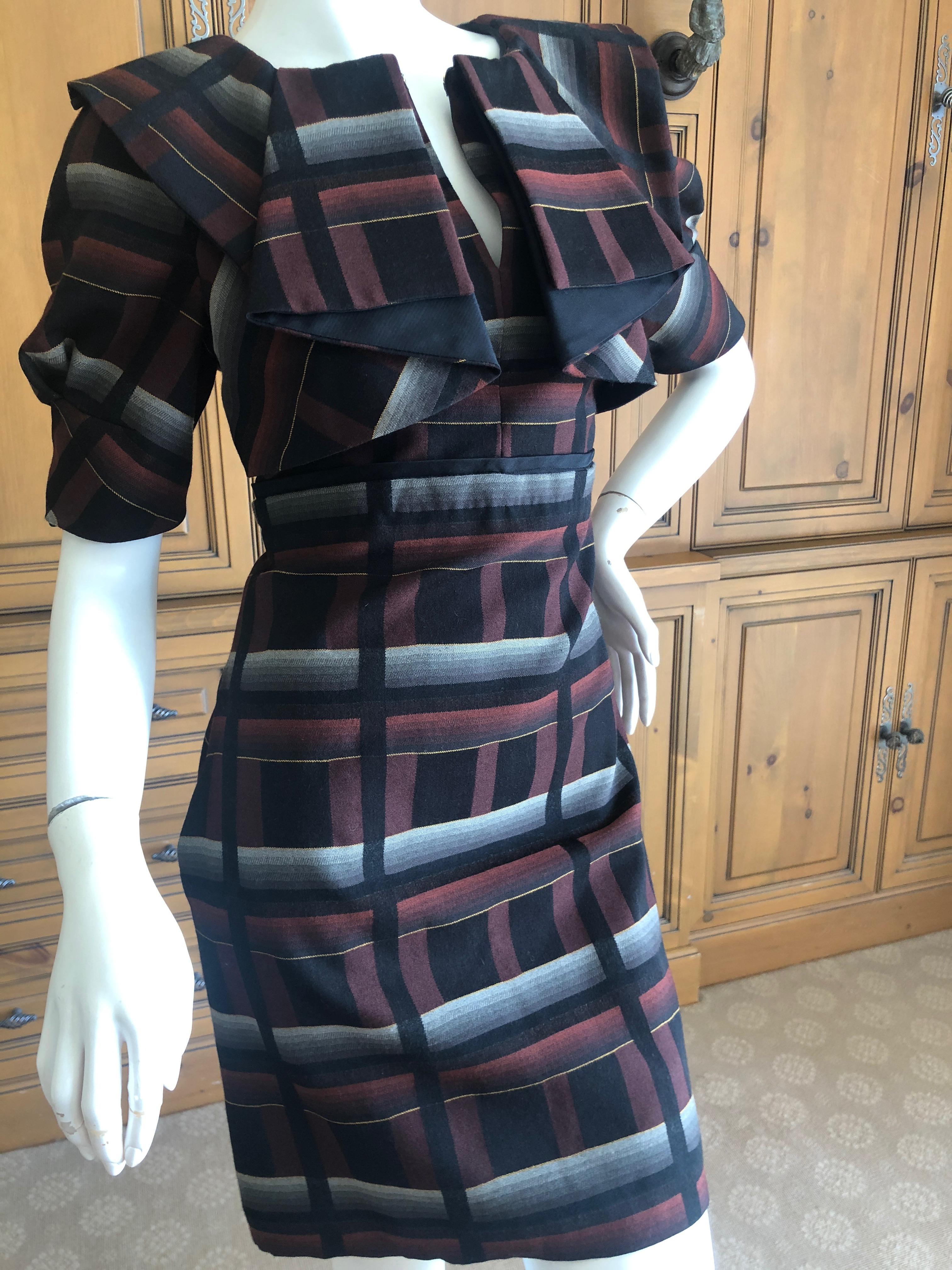 Gucci Origami Plaid Pattern Dress
Size M
Bust 34