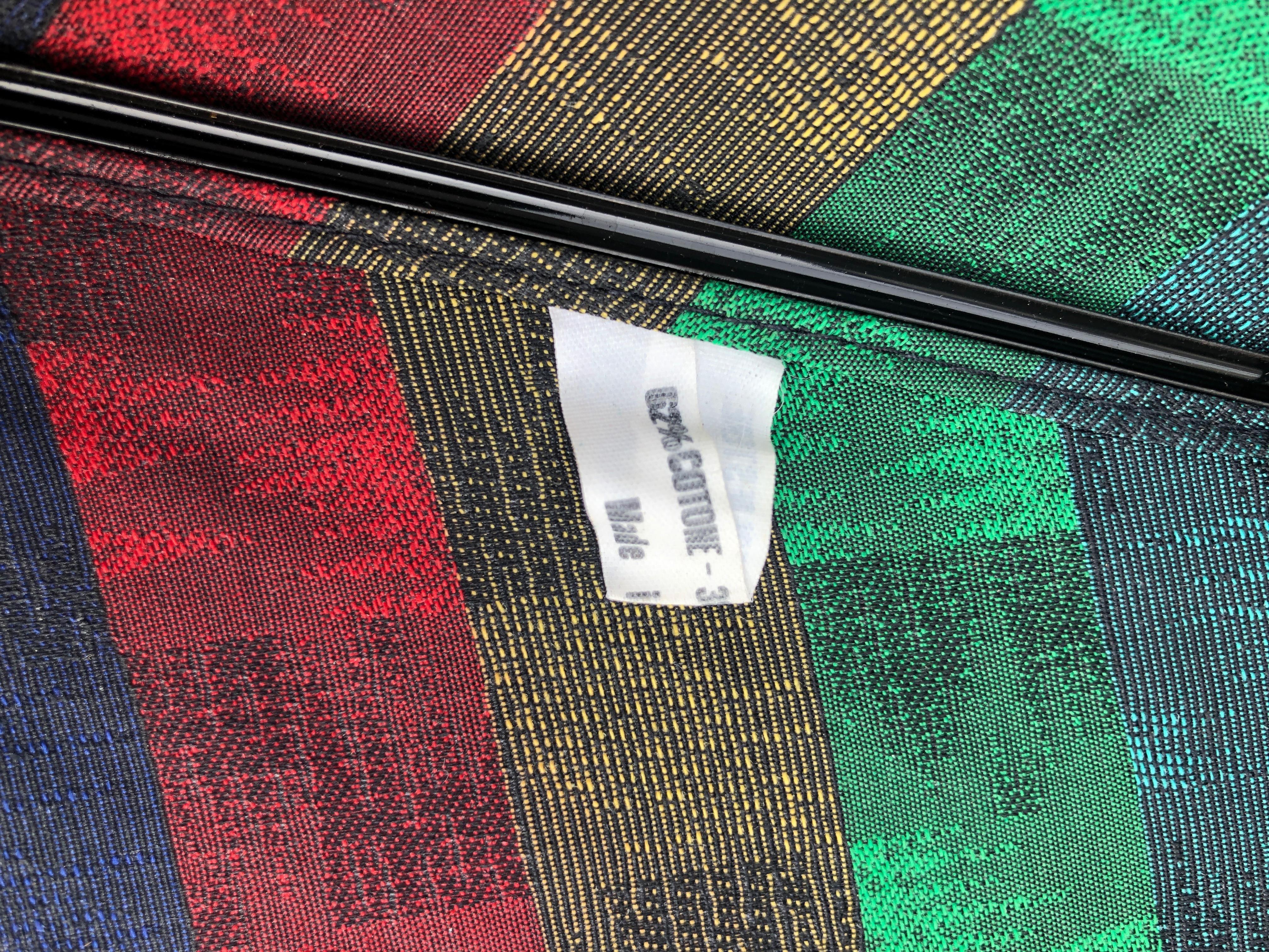Missoni Vintage Large Wood Handled Umbrella For Sale 1