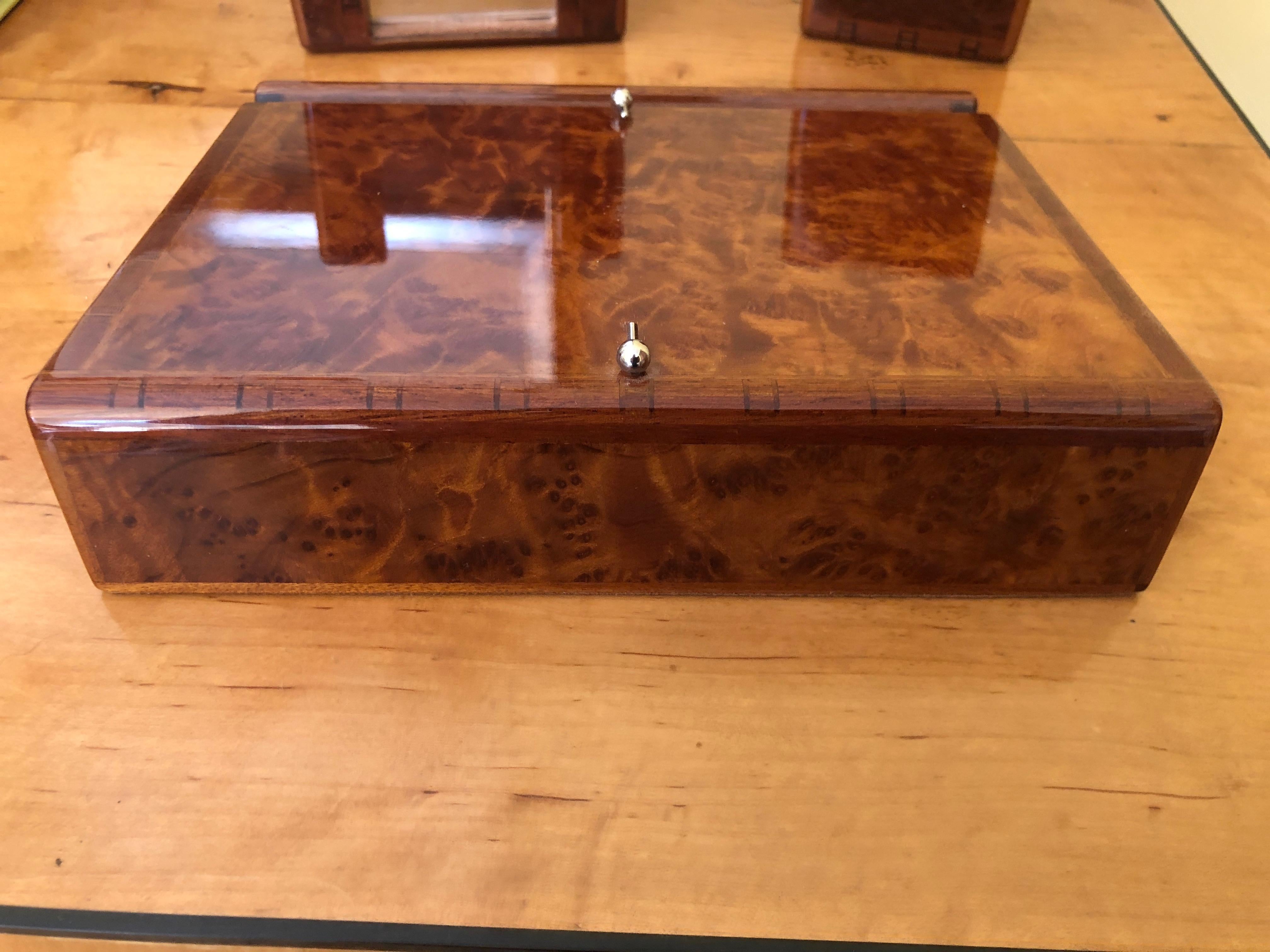 Hermes Vintage Five Piece Inlaid 