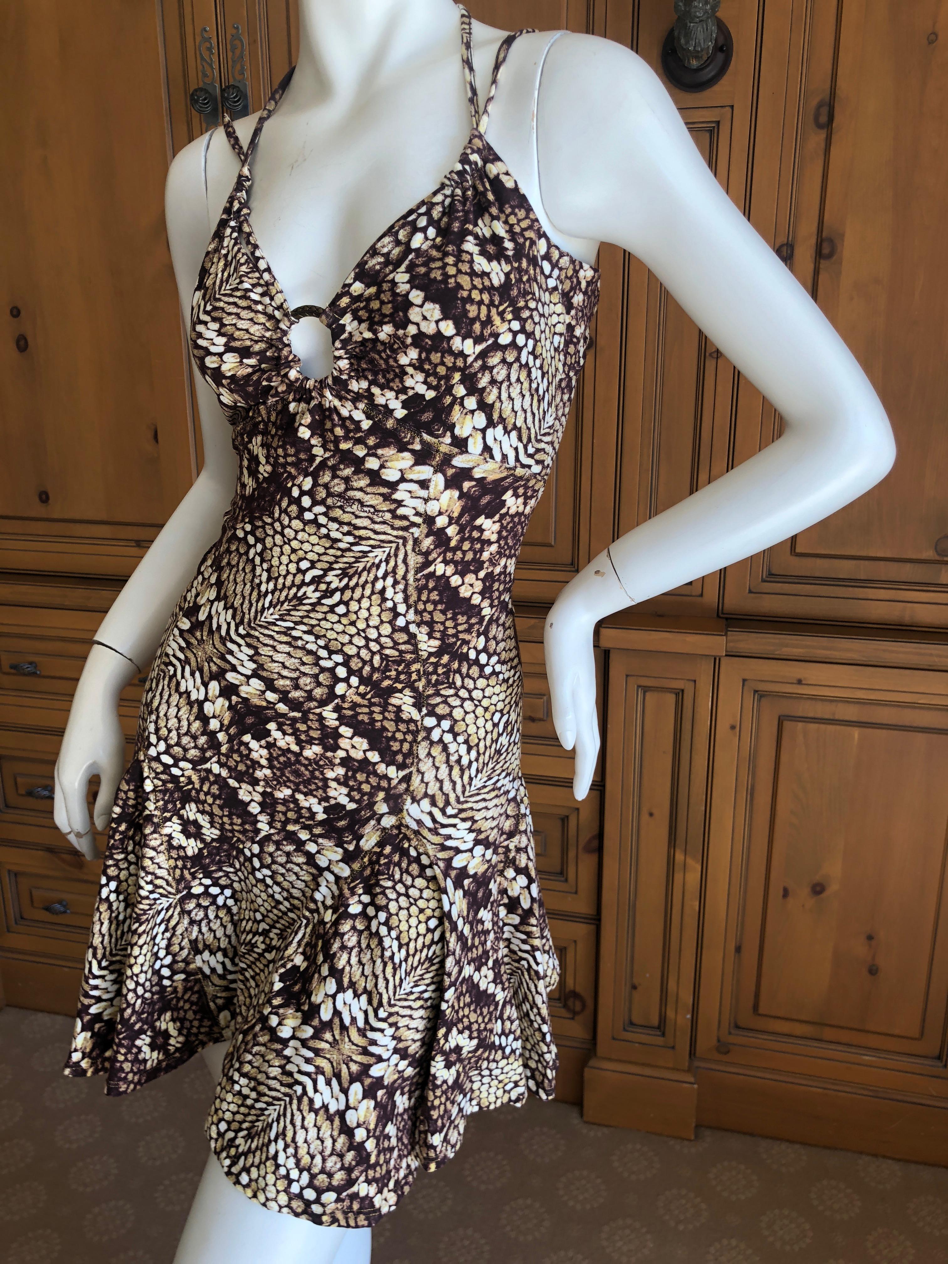 Just Cavalli by Roberto Cavalli Sweet Reptile Print Mini Dress 

This is so pretty, the photos don't do it justice. 

Size 38

Bust 34