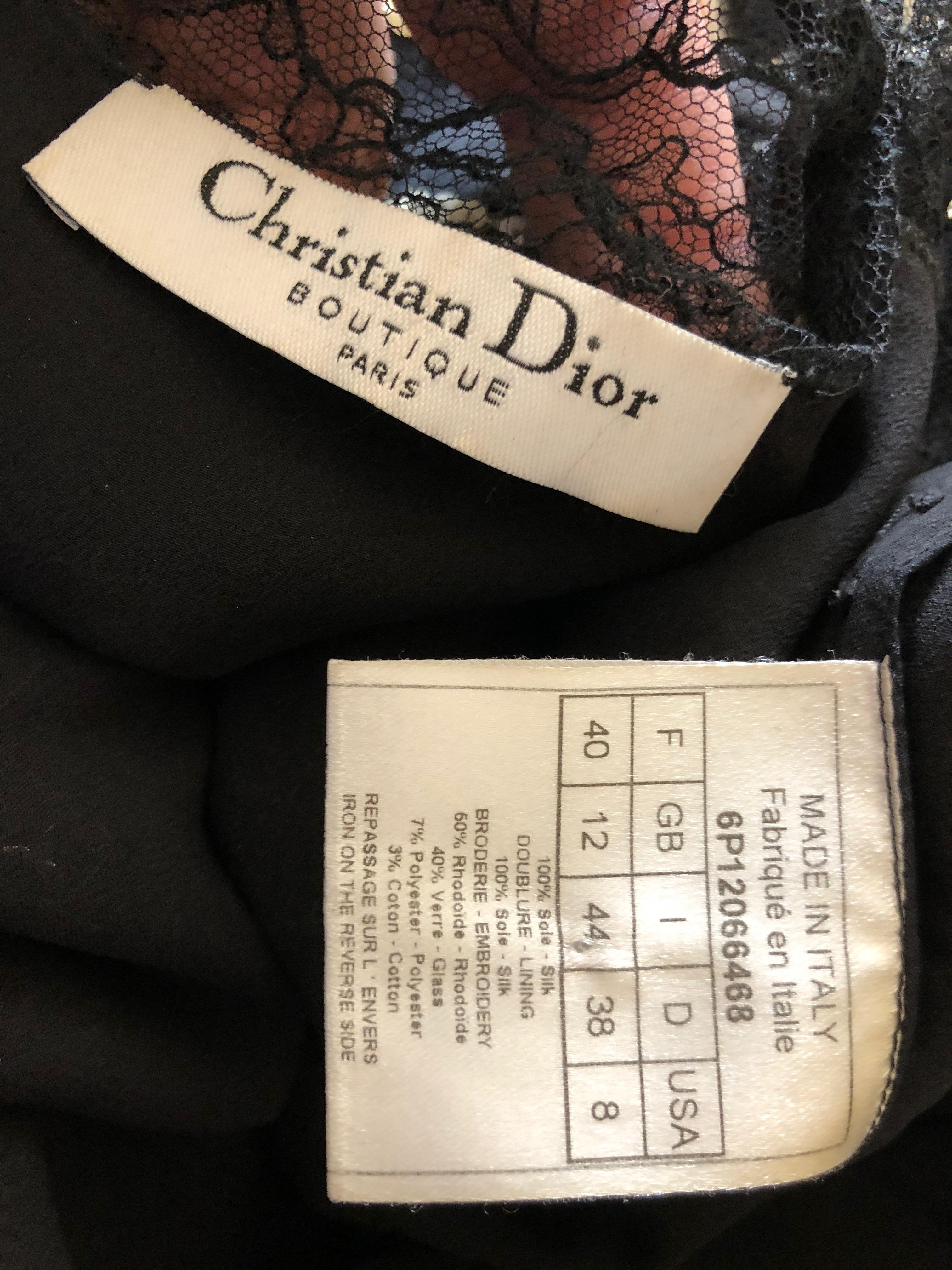 Christian Dior 1998  John Galliano's 2nd Dior Collection Assuit Flapper Dress 8