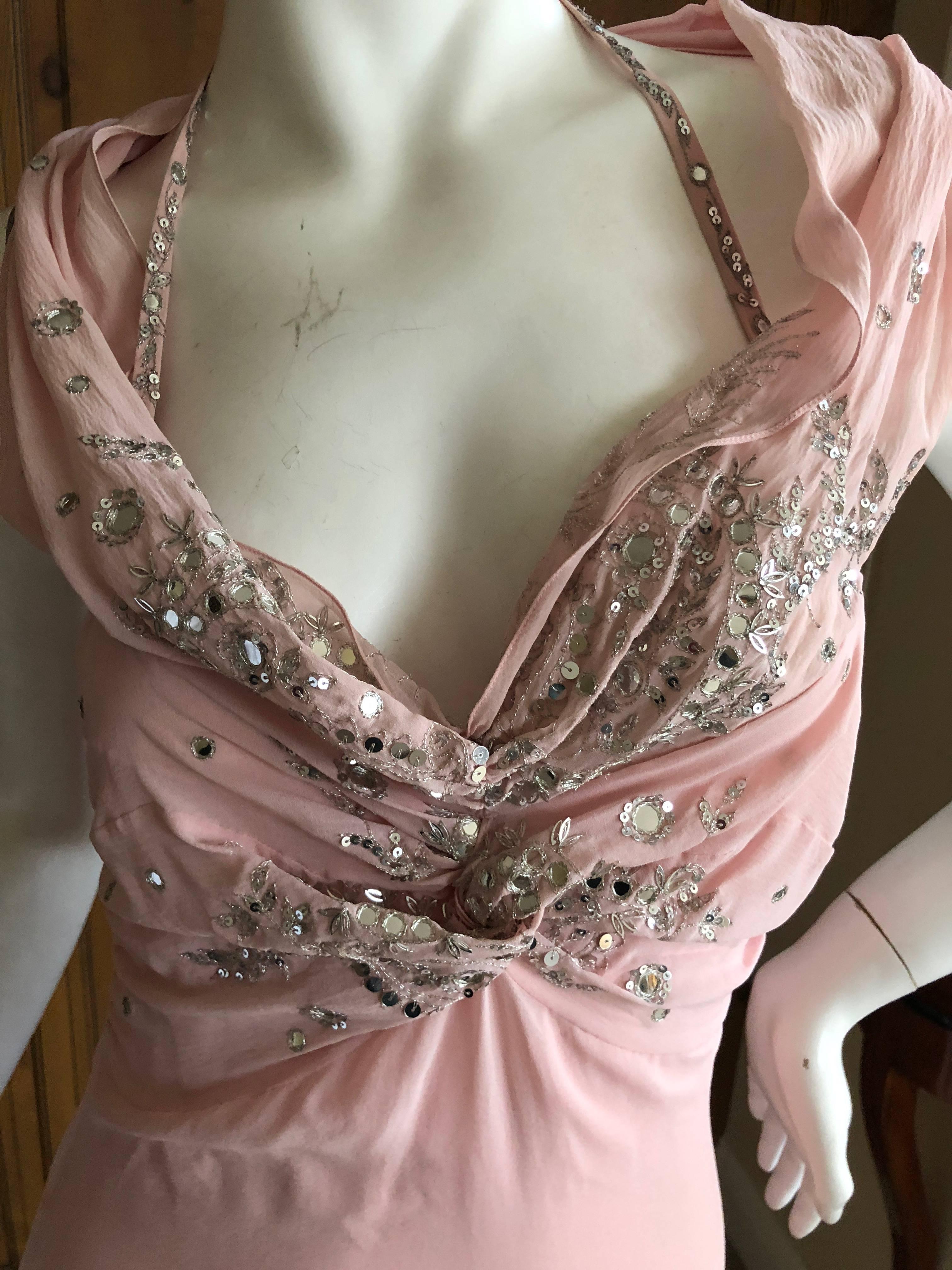 Christian Dior by John Galliano Fall 2004 Raj Style Embellished Silk Dress.

Size 38 , runs small
 
Bust 36