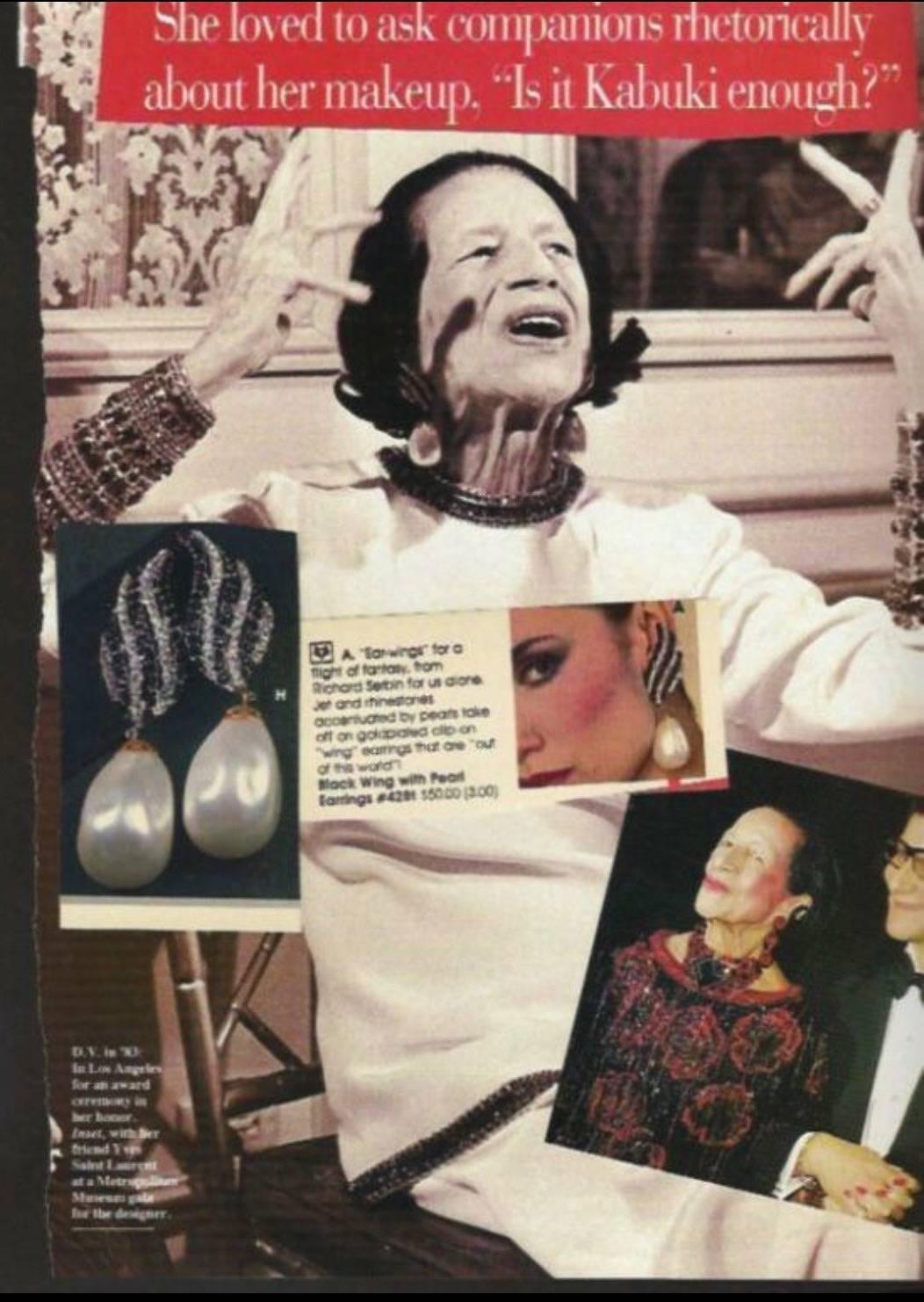 diana vreeland makeup