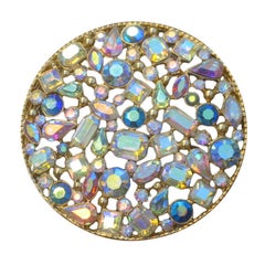 R. Serbin 1980's runway huge crystal pin