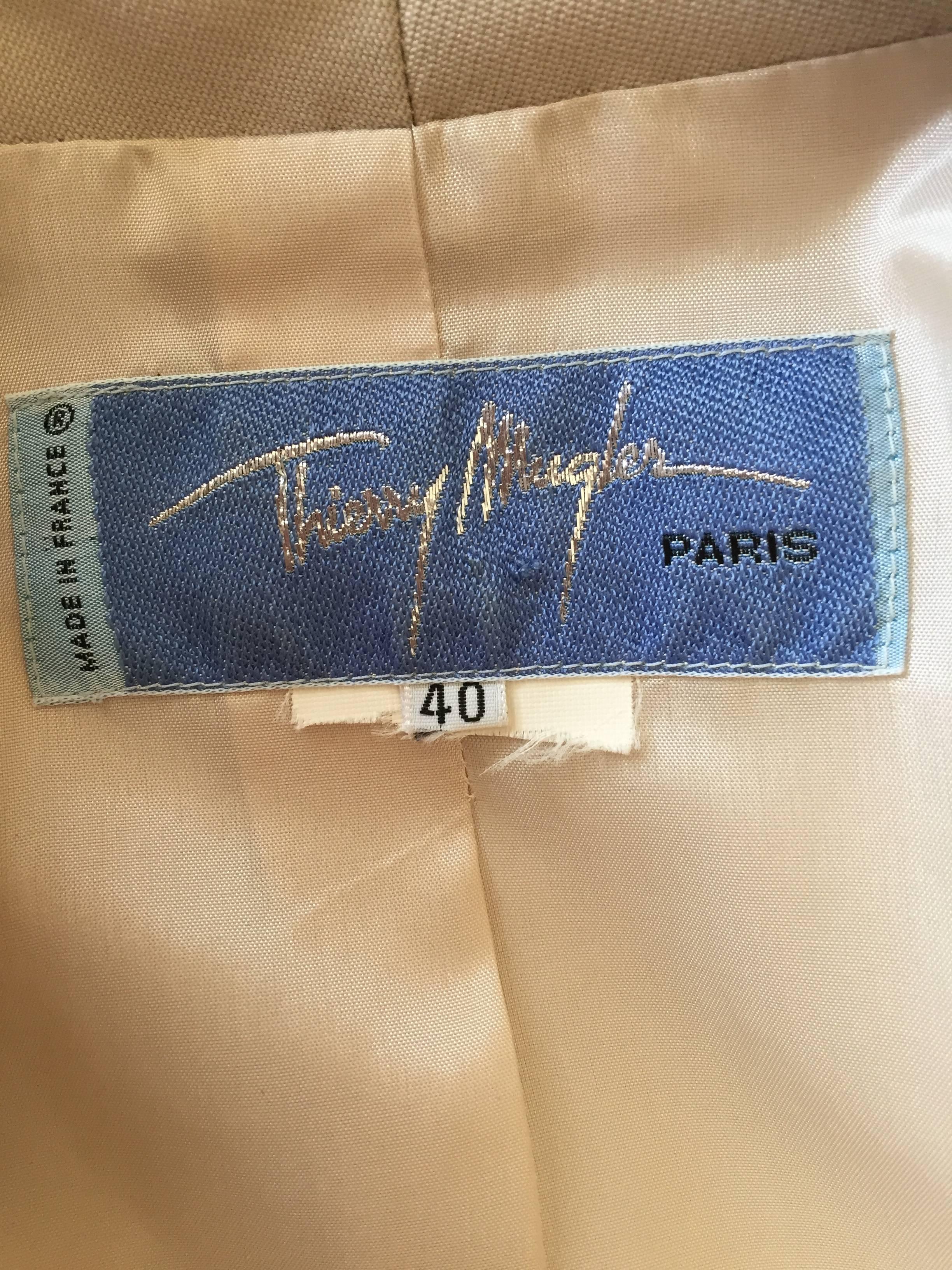 Thierry Mugler Vintage Western Style Skirt Suit 1