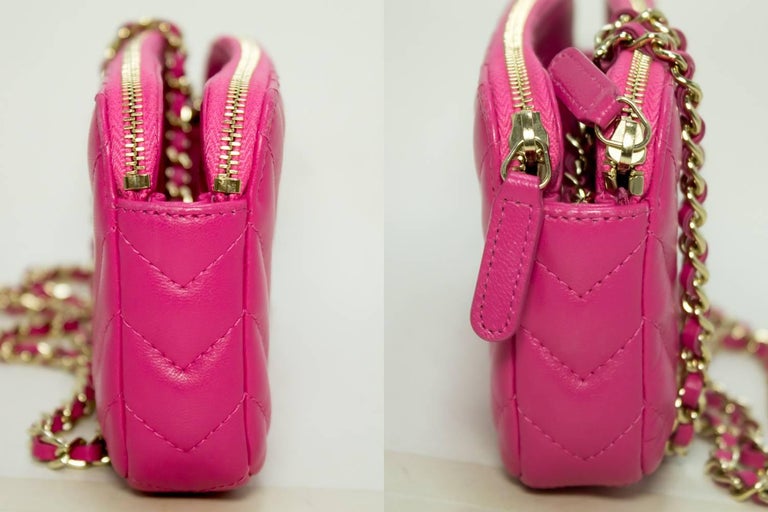 Chanel 2000s Sports Pink Drop Chain Bag · INTO