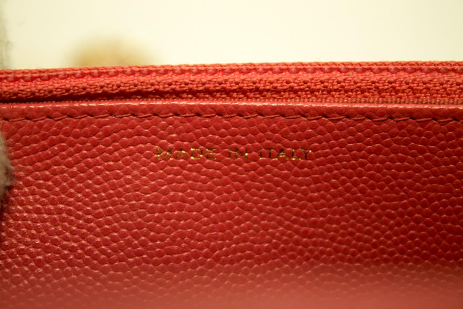 Chanel Caviar Wallet On Chain WOC Pink Crossbody Shoulder Bag  12