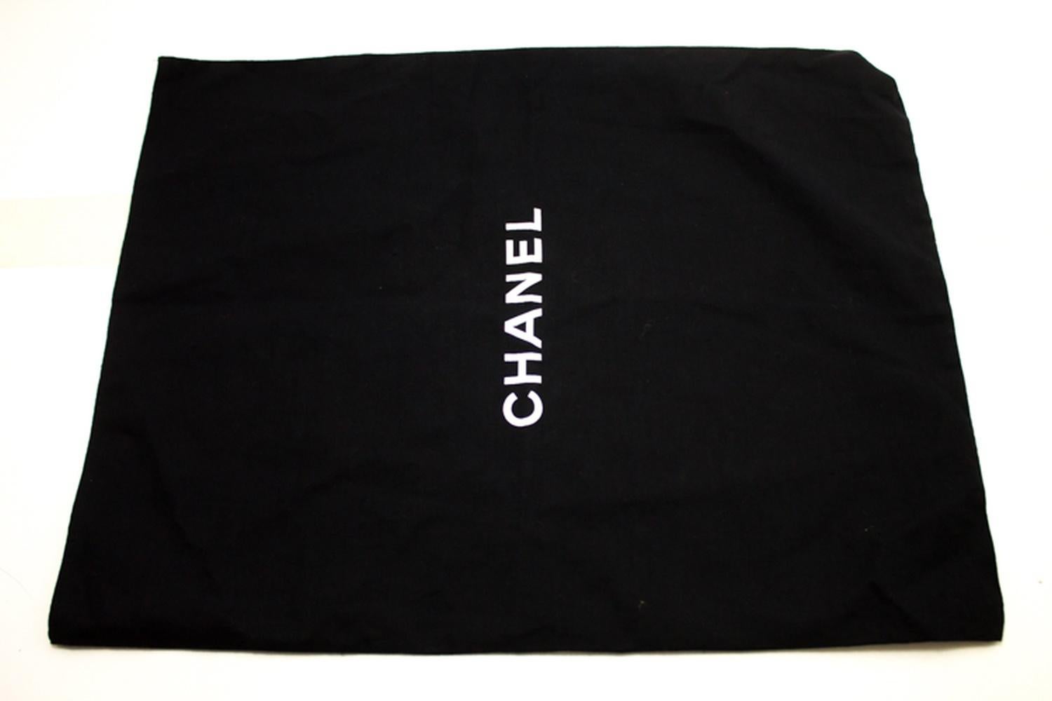 Chanel Half Moon Lambskin Chain Black Leather Zipper Shoulder Bag  5