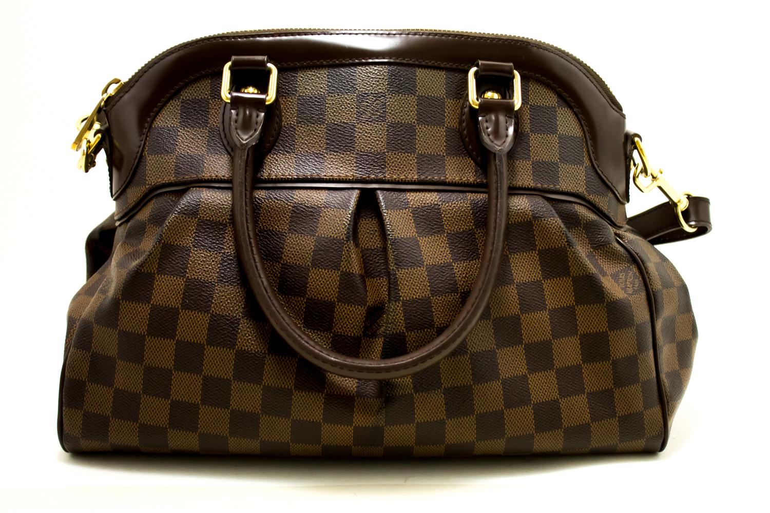 An authentic Louis Vuitton Trevi PM Damier Ebene Shoulder Bag Strap Canvas. The color is Brown. The outside material is Canvas. The pattern is Damier.
Conditions & Ratings
Outside material: Canvas / Leather
Main color: Brown
Closure: