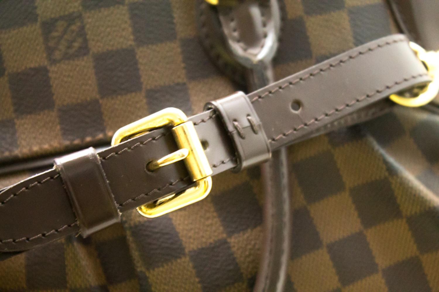 Louis Vuitton Trevi PM Damier Ebene Shoulder Bag Strap Canvas 7