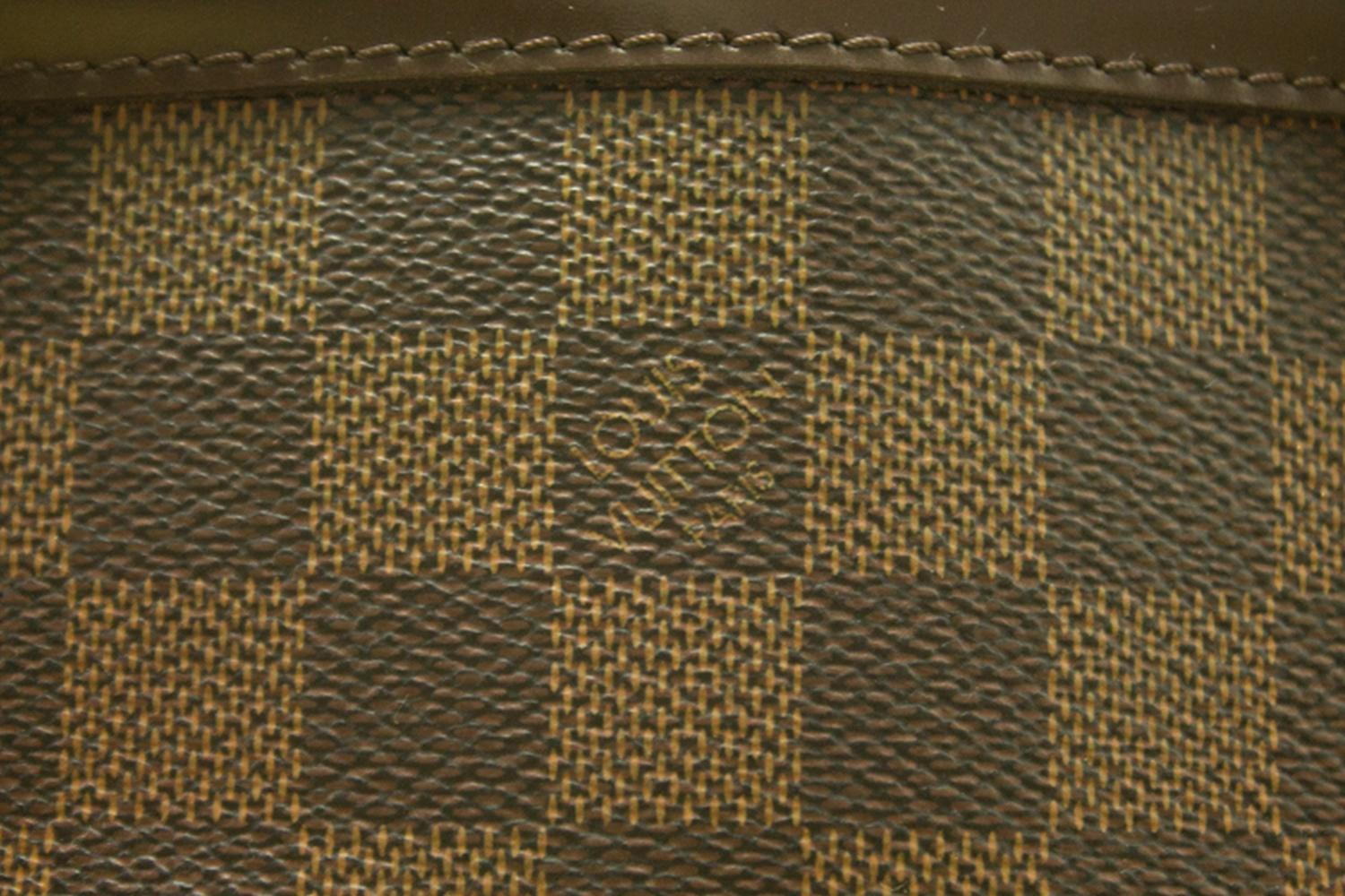 Louis Vuitton Trevi PM Damier Ebene Shoulder Bag Strap Canvas 12