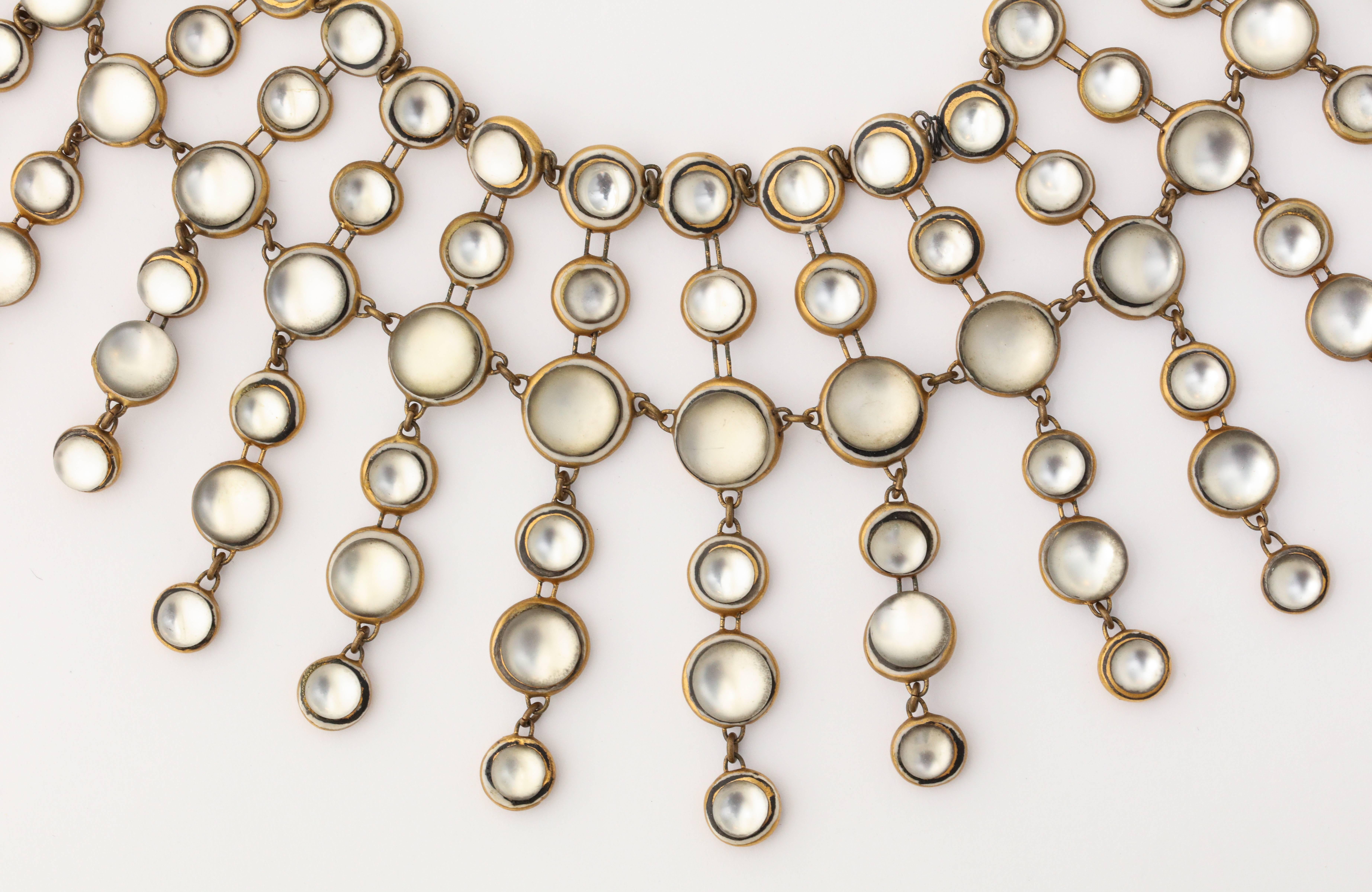 Women's Denise Gatard 'Moonstone' necklace For Sale