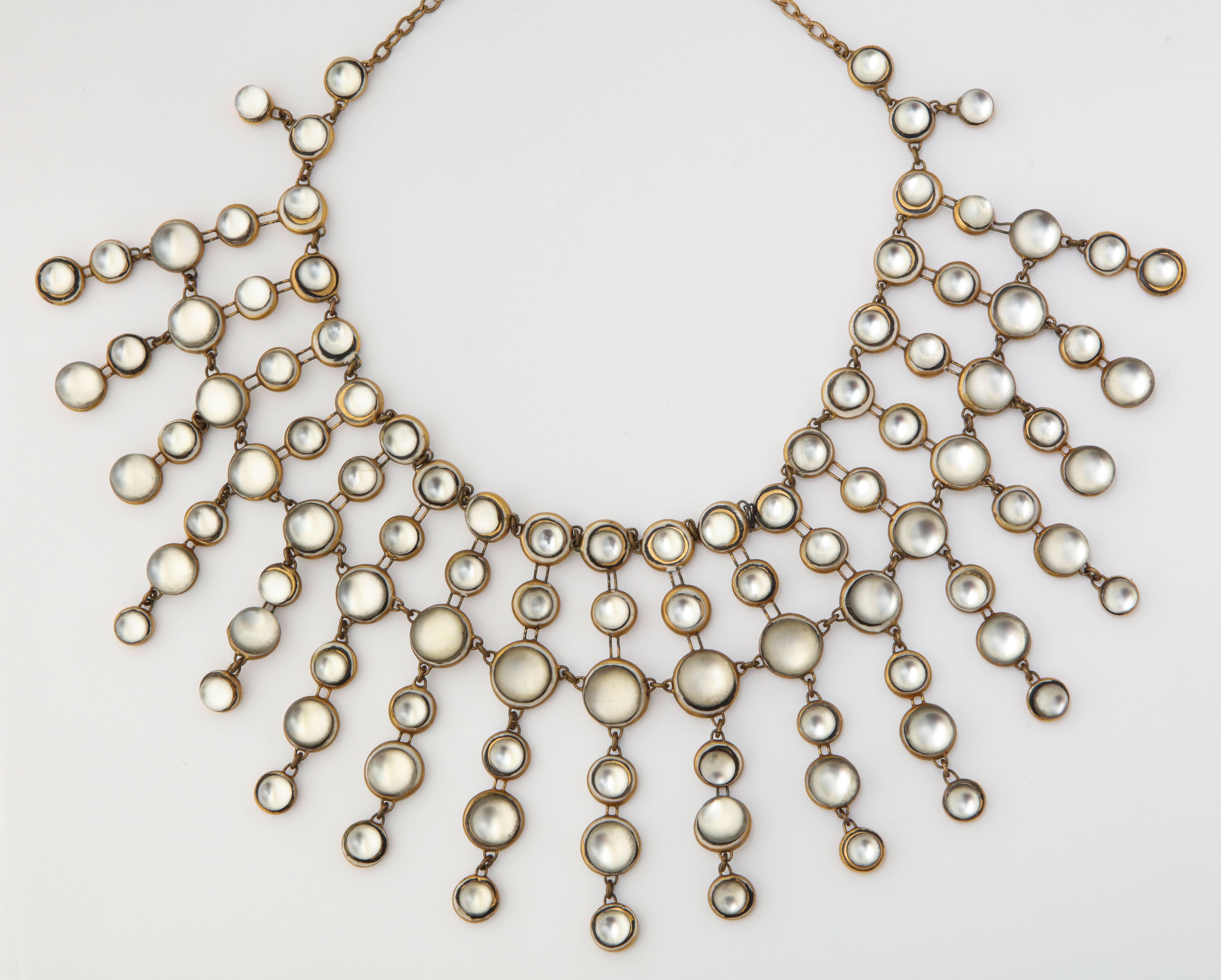 Denise Gatard 'Moonstone' necklace For Sale 1