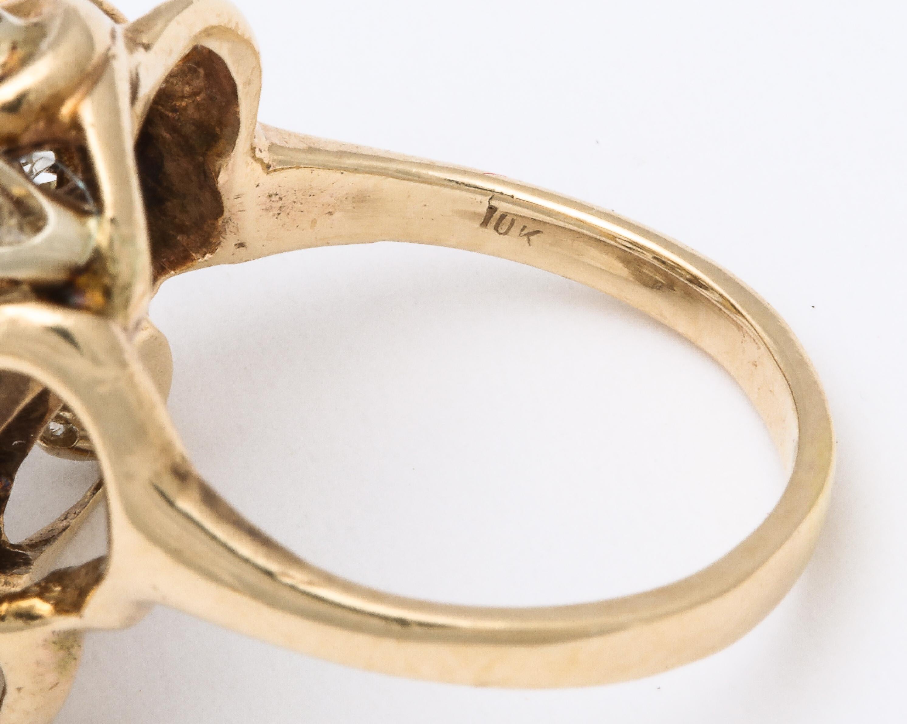 Women's Diamond and Gold Ring