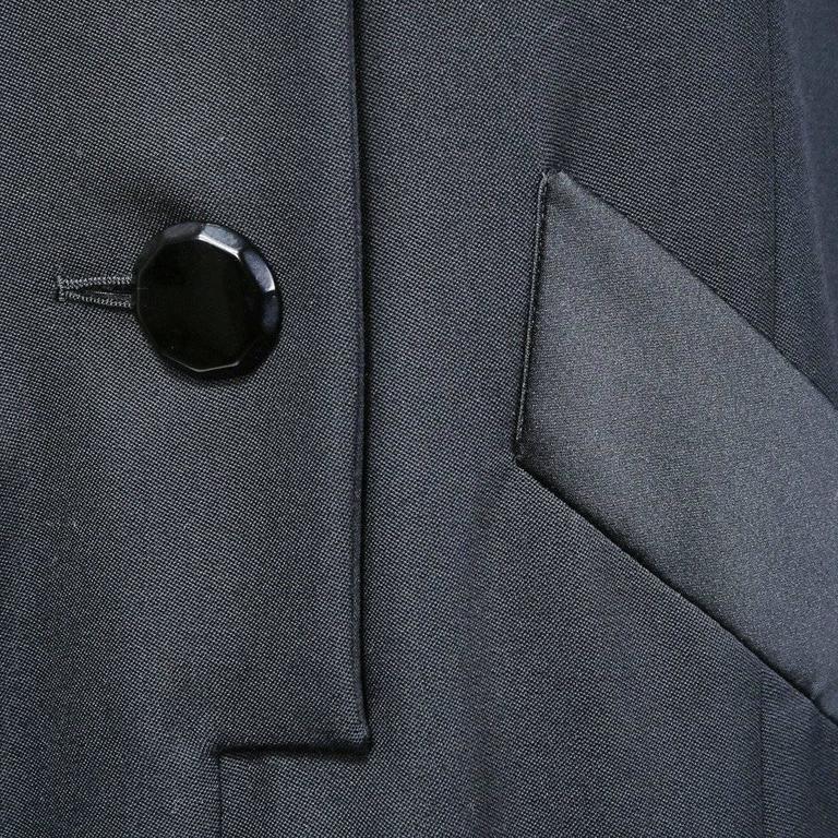 Black Yves Saint Laurent Tuxedo Dress 1993  For Sale