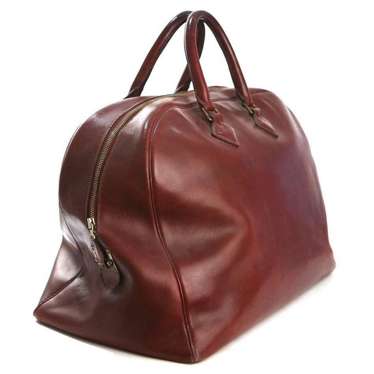 Hermes Travel Bag circa 1940s For Sale at 1stDibs