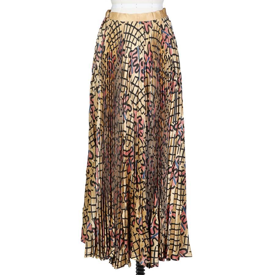 Zandra Rhodes Peasant Skirt and Blouse circa 1970s 1