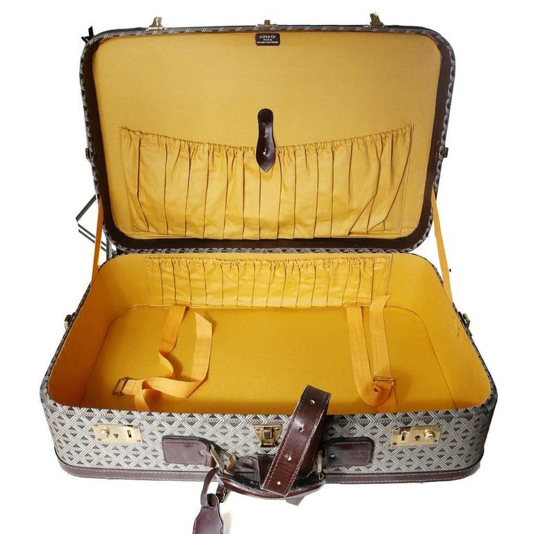 Goyard Luggage Set circa 1970s For Sale at 1stDibs
