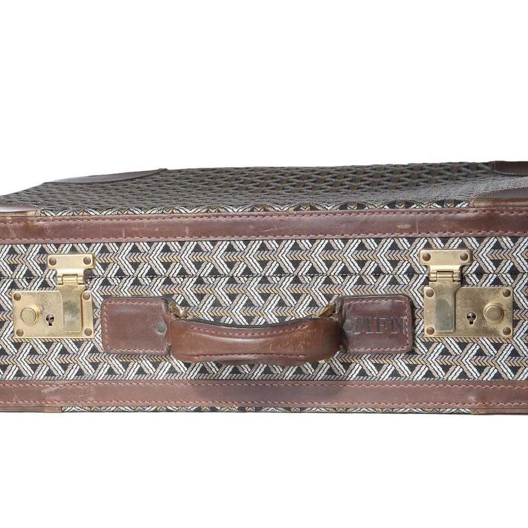Goyard Luggage Set circa 1970s For Sale at 1stDibs
