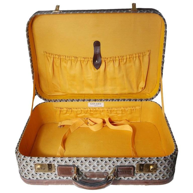 Goyard Luggage Set circa 1970s For Sale at 1stDibs