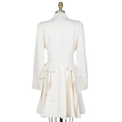 Alexander McQueen Resort 2011 Double Breasted Cotton Pique Jacket