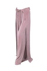 Jean Paul Gaultier Seersucker Prince Albert Wide Leg Pants circa 1990s