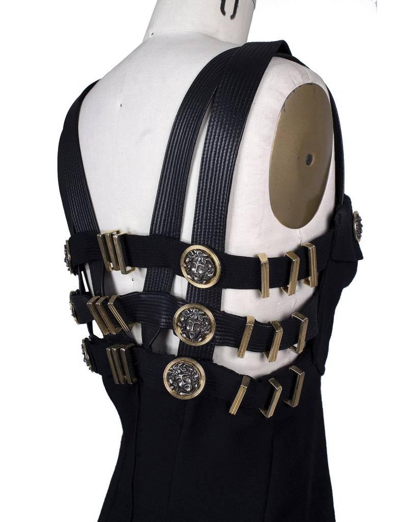 1992 bondage dress versace