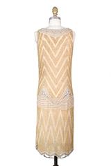 Luca Luca Beaded Deco Shift Dress, modern