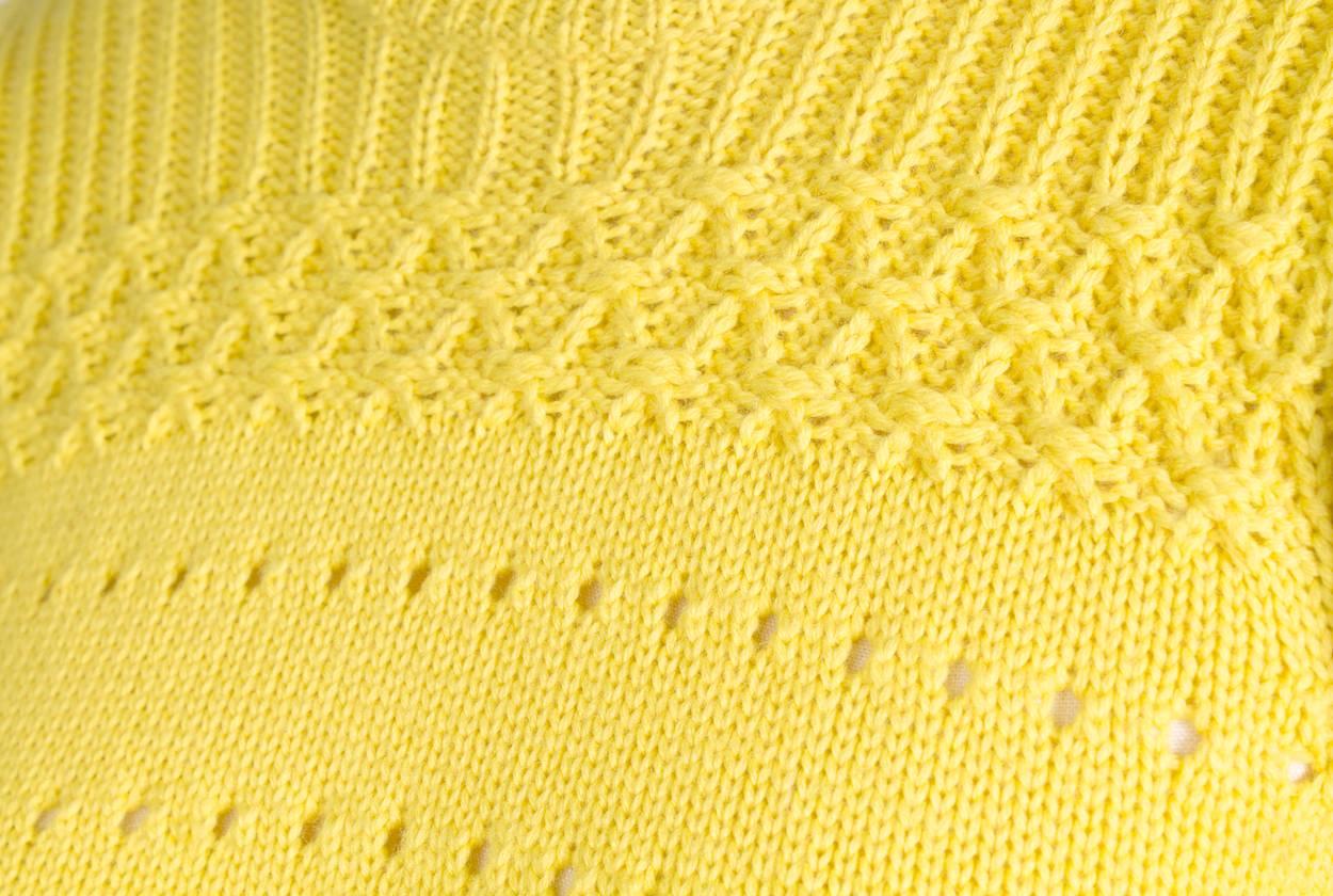 Jean Paul Gaultier Yellow Wool Sweater, Fall 2003 In Excellent Condition In Los Angeles, CA