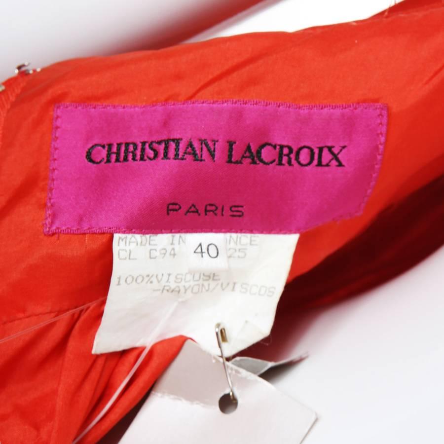 Christian Lacroix Halter Jumpsuit with Drape circa 1990s In Excellent Condition For Sale In Los Angeles, CA
