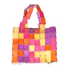 Paco Rabanne Multicolor Metal Plates Handbag 8
