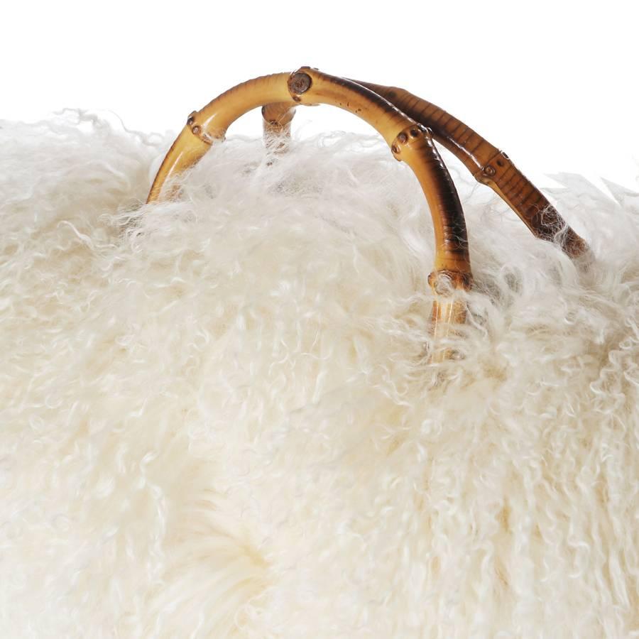 gucci shearling bag