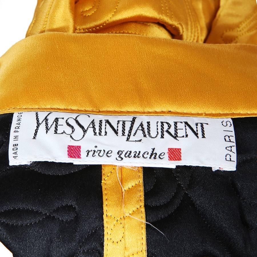 YSL Rive Gauche Quilted Cape circa 1980s In Excellent Condition In Los Angeles, CA