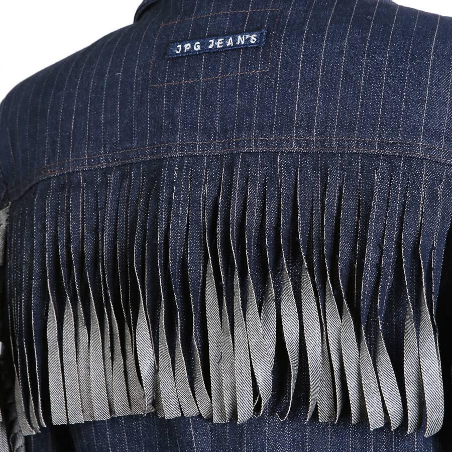 pinstripe blazer with jeans