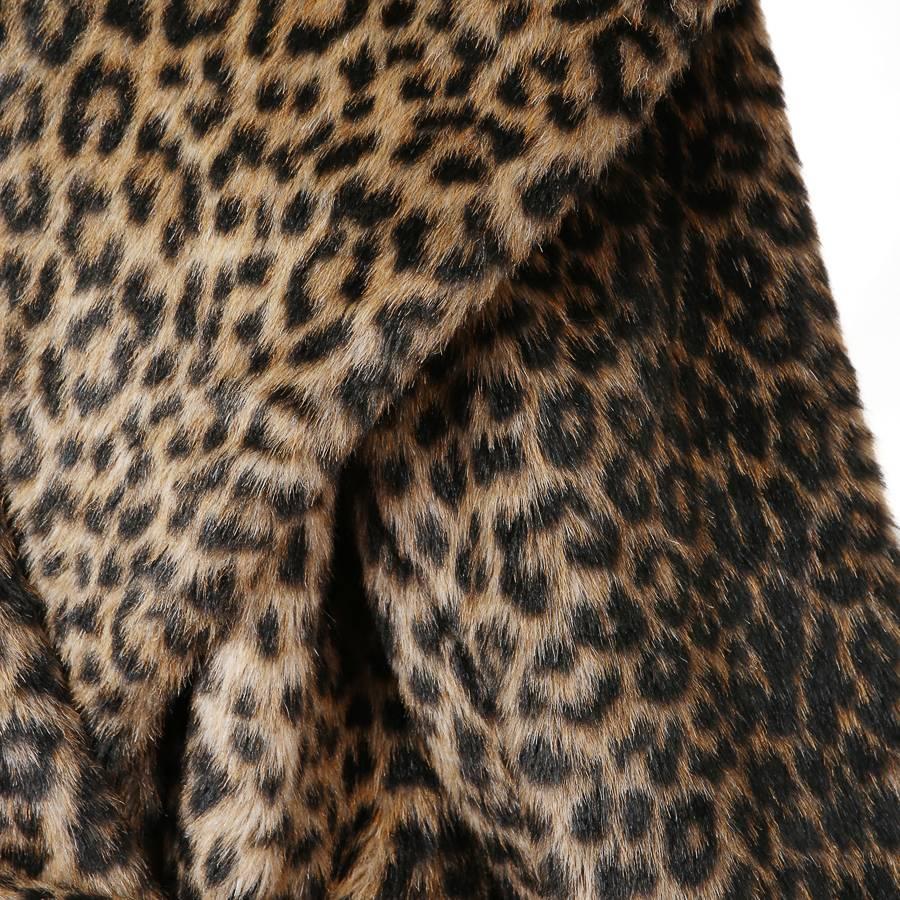 alaia leopard coat