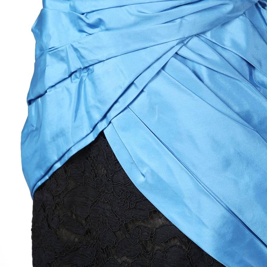 blue haute couture