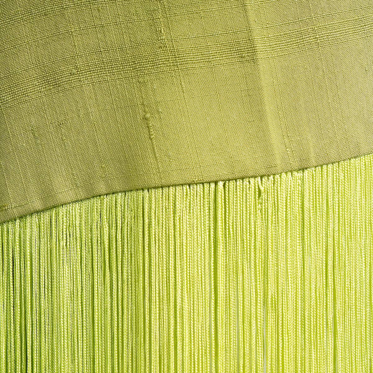 Pucci Lime Green Fringe Shorts circa 1960s/1970s In Good Condition In Los Angeles, CA