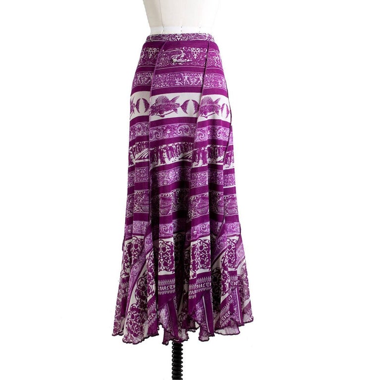 Jean Paul Gaultier Soleil Mesh Skirt, circa 2000s For Sale at 1stDibs