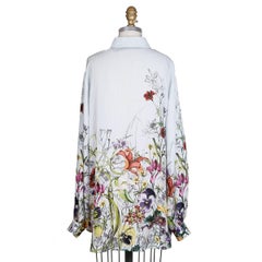 Gucci recent Floral Button Down Shirt with Stripes