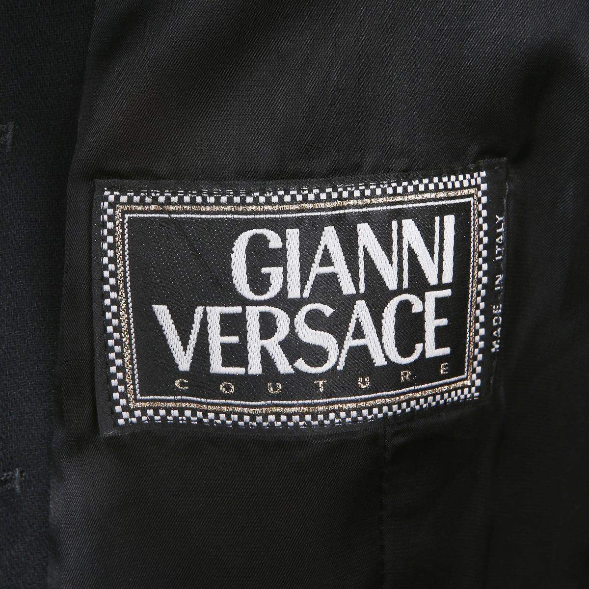Versace Jacket with Embellished Pockets and Collar, early 1990s In Excellent Condition In Los Angeles, CA