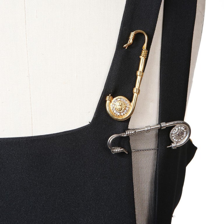 ICONIC Gianni Versace Safety Pin Dress, 1994 at 1stDibs versace