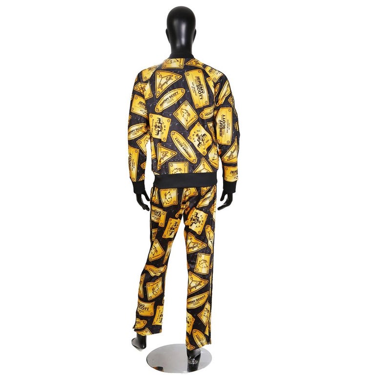 Jeremy Scott x Adidas Gold Plaque Print Track Suit at 1stDibs | jeremy  scott suit, adidas x jeremy scott “plaque” jacket