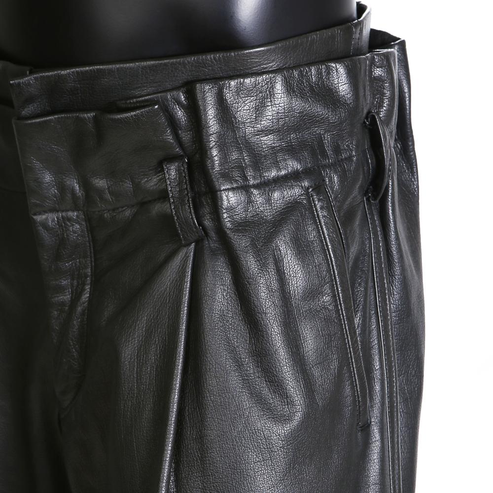 Issey Miyake Leather Pants circa 1980s/1990s