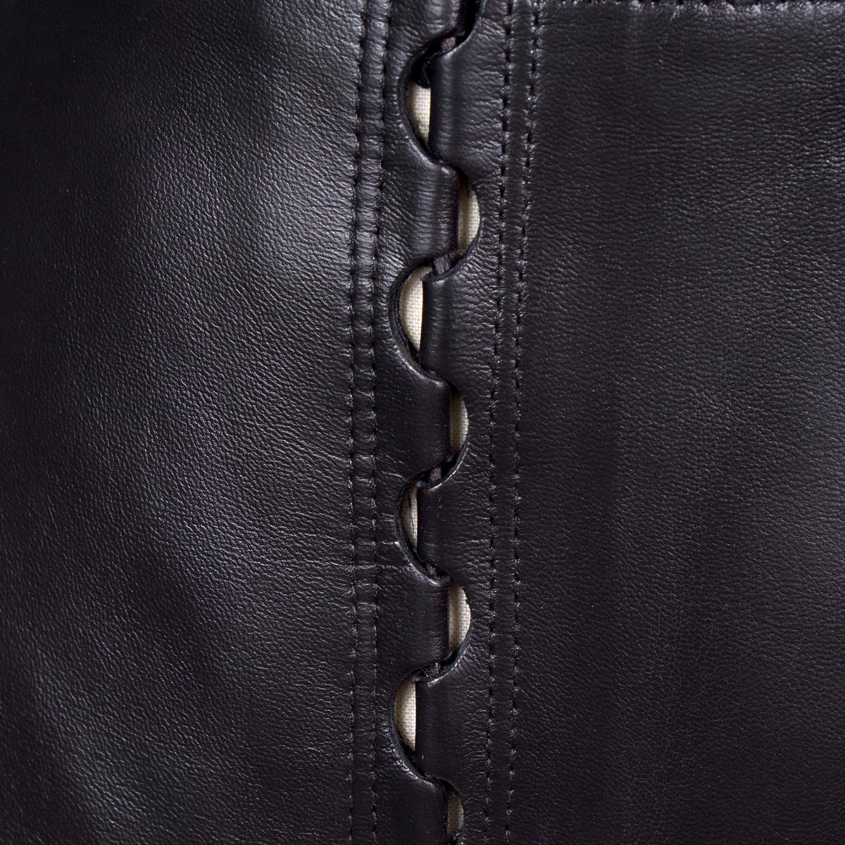 Alaia Black Leather Mermaid Skirt In Excellent Condition In Los Angeles, CA