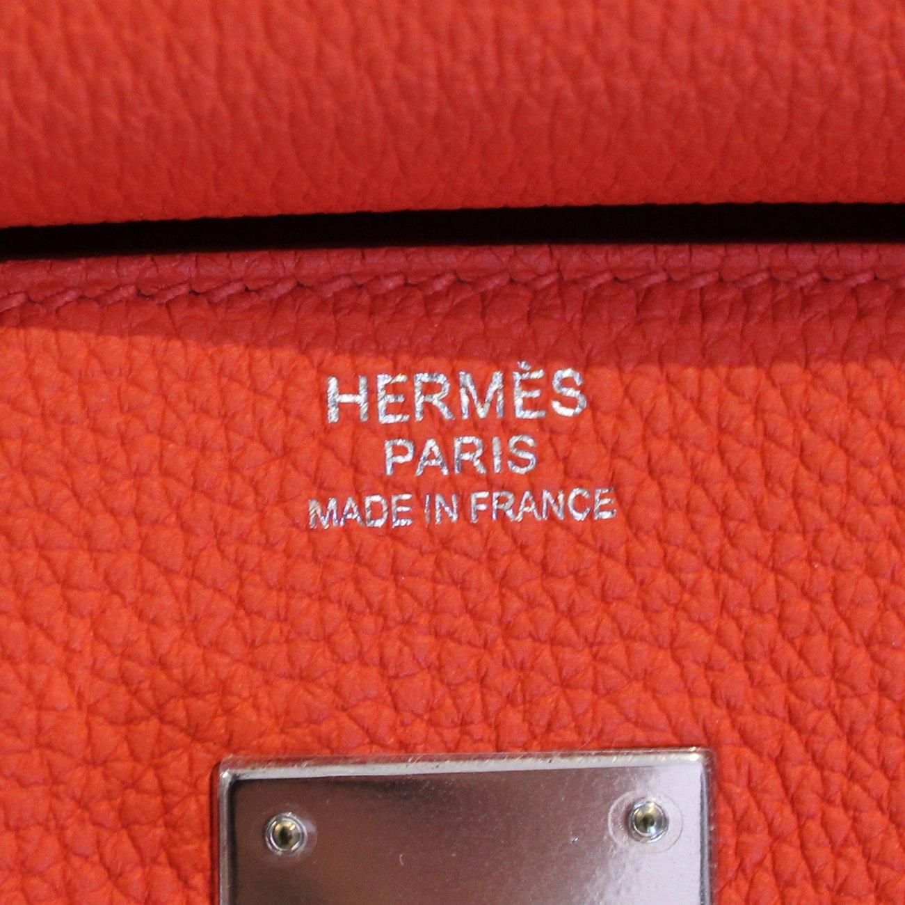 Hermes Birkin 30cm in Capucine Togo, 2016 In Excellent Condition In Los Angeles, CA